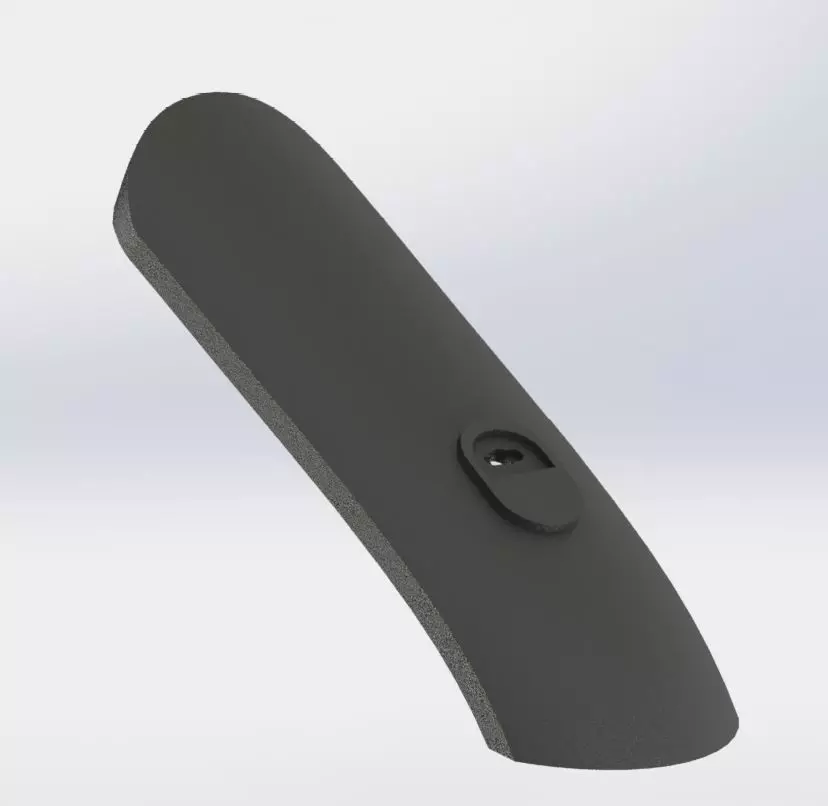 Sporty fender Pro2 S1 and essential with rear suspension 3D print model_0