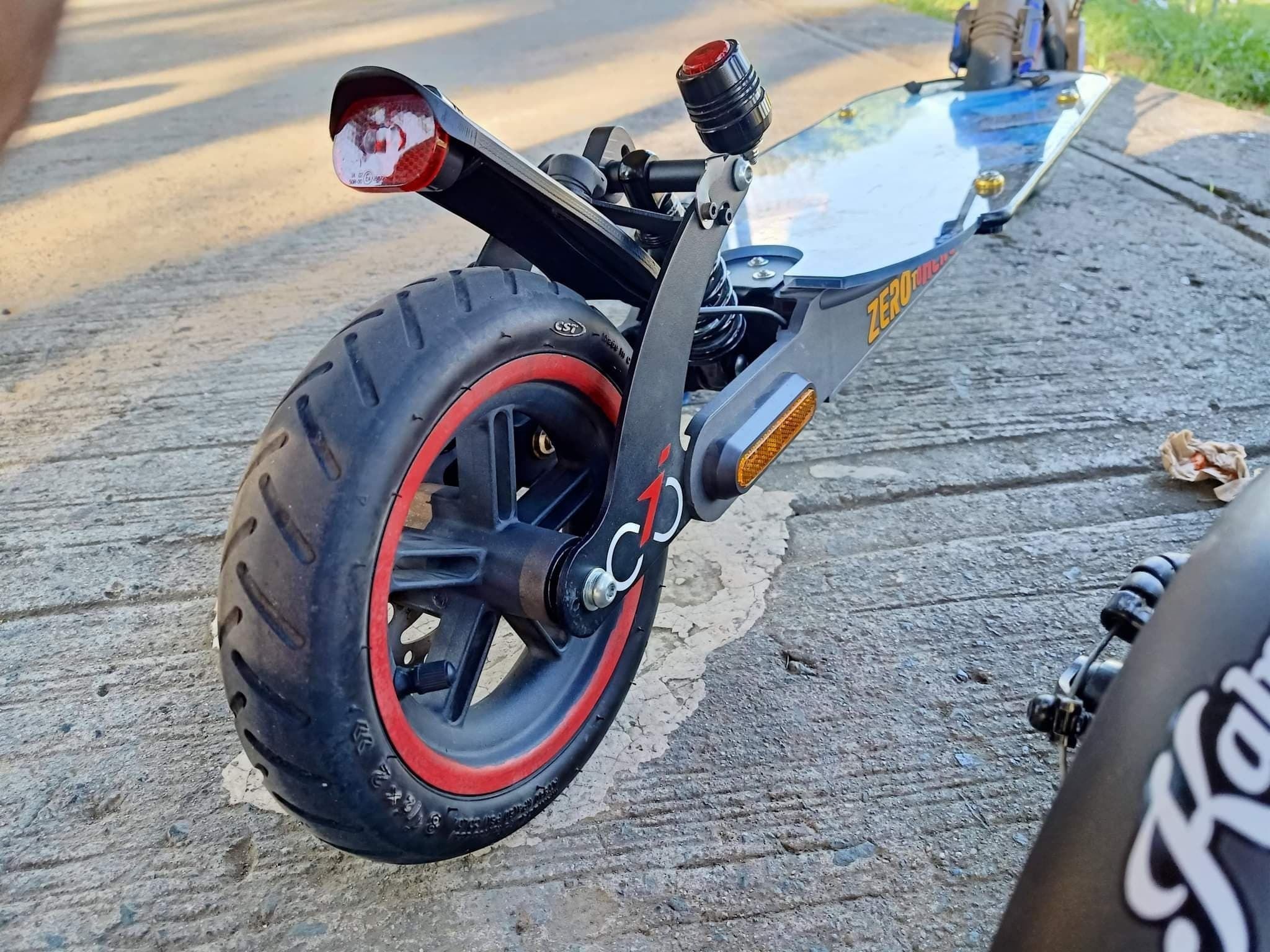 Sporty fender Pro2 S1 and essential with rear suspension 3D print model_5
