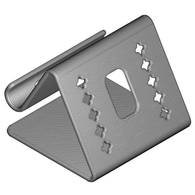 Classic Smartphone Holder 3D print model_3