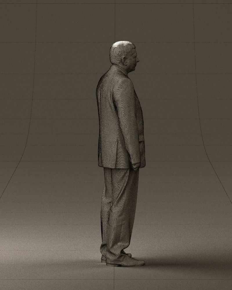 Man in black suit pink tshirt 0573 3D model_14