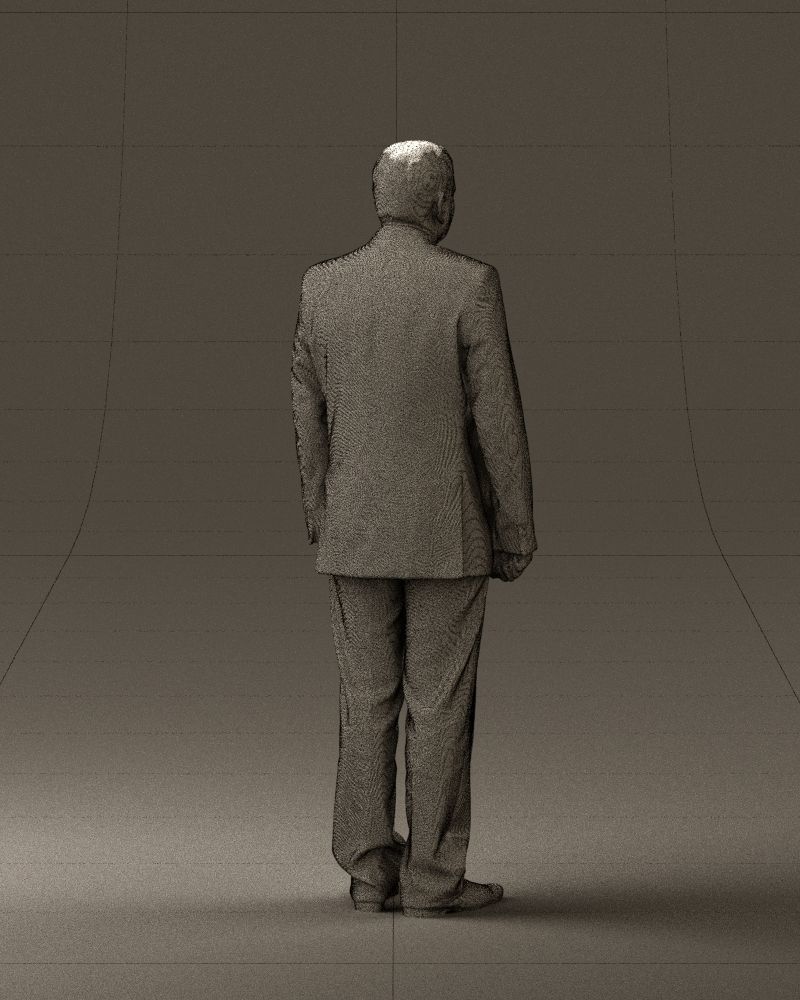 Man in black suit pink tshirt 0573 3D model_17