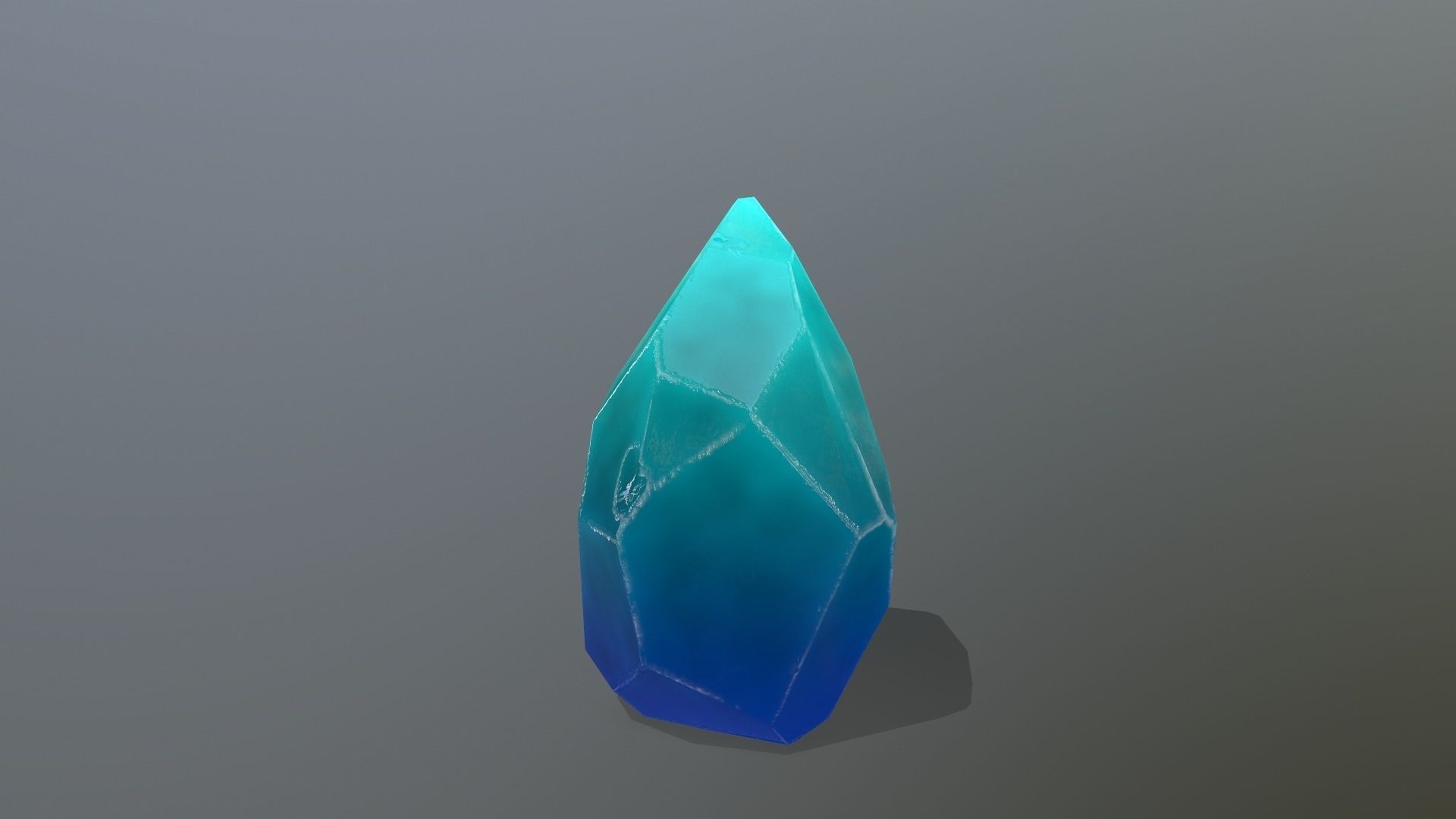 Crystal Set sword Low-poly 3D model_16