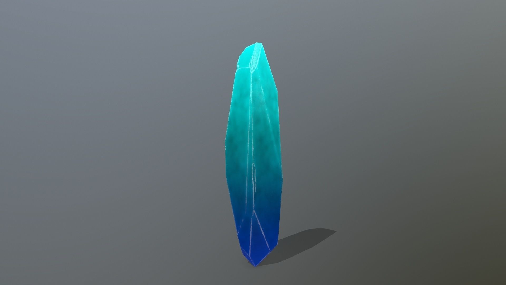 Crystal Set sword Low-poly 3D model_5