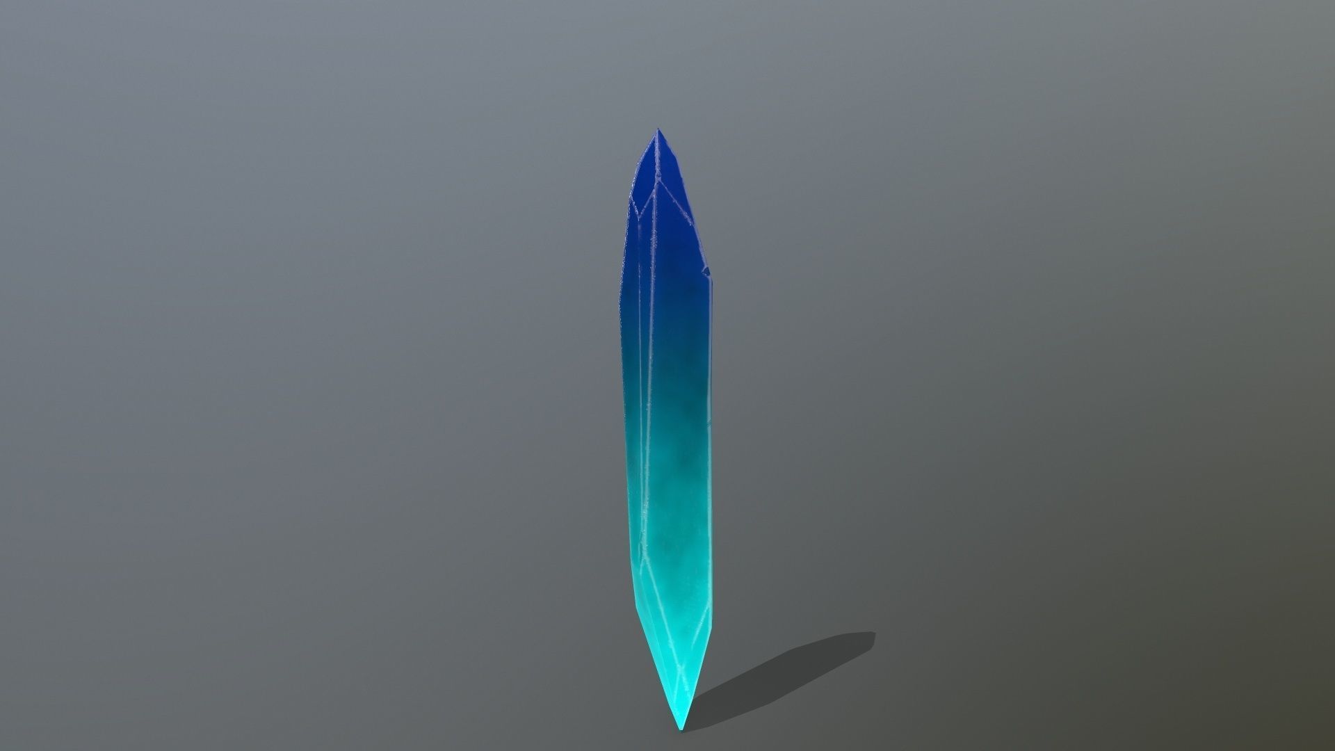 Crystal Set sword Low-poly 3D model_7