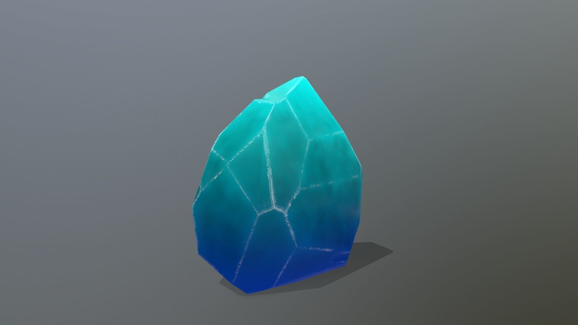 Crystal Set sword Low-poly 3D model_17