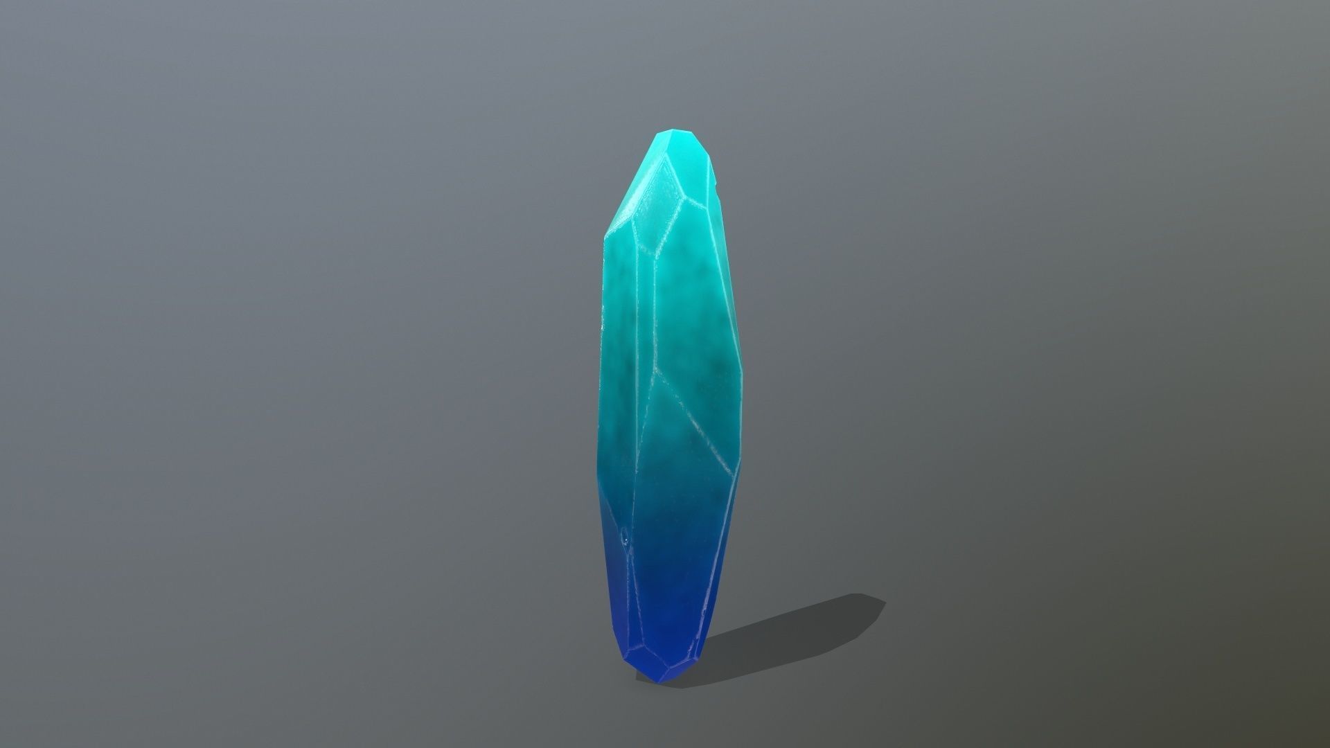 Crystal Set sword Low-poly 3D model_4