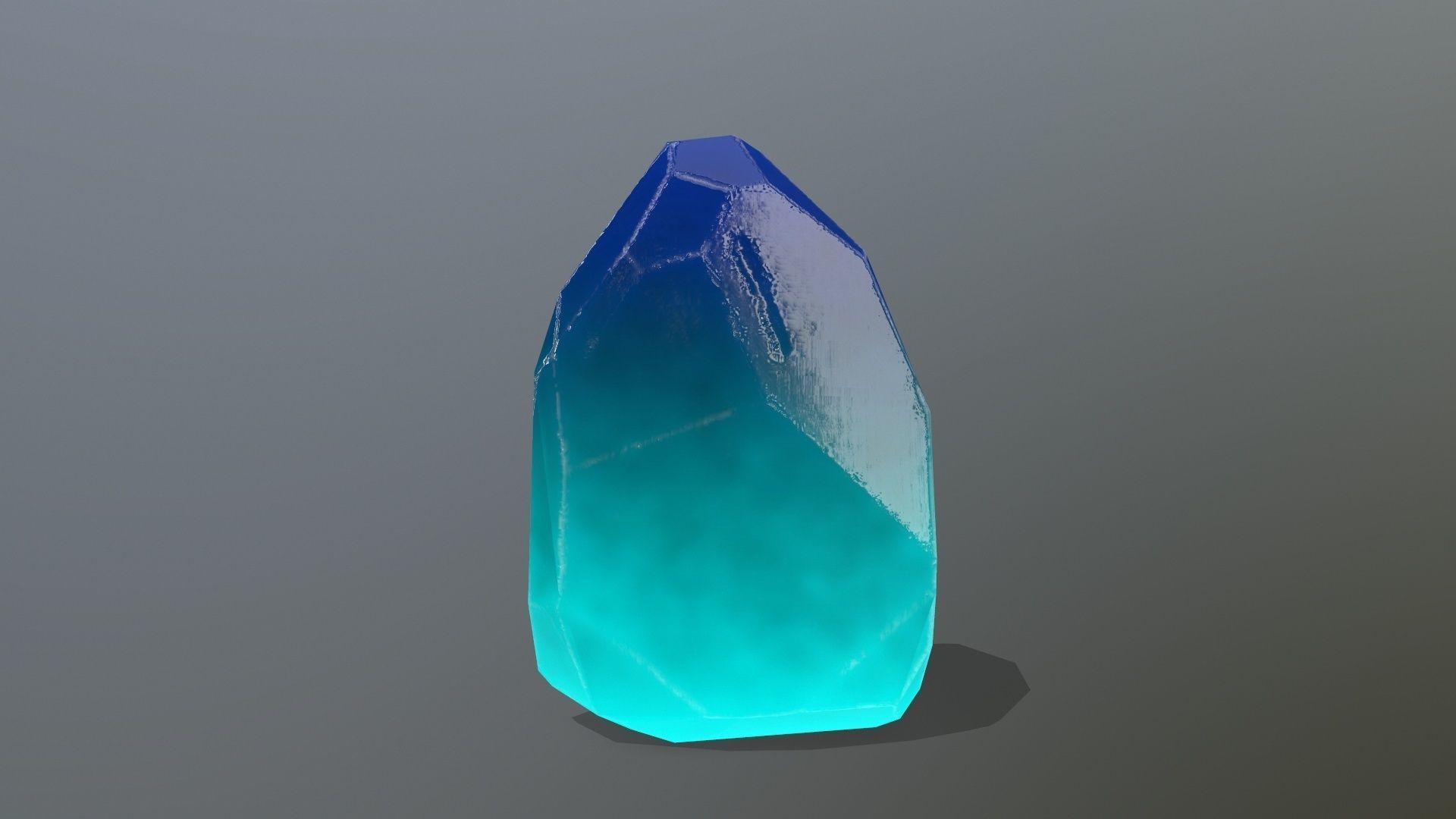 Crystal Set sword Low-poly 3D model_12