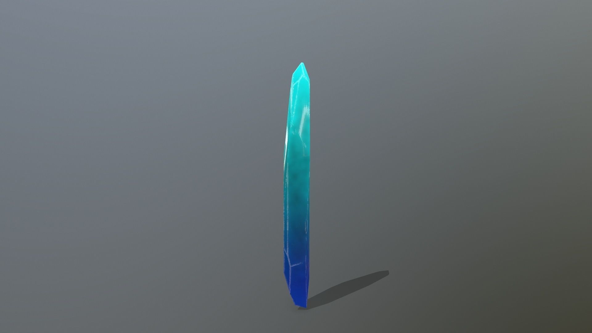 Crystal Set sword Low-poly 3D model_8
