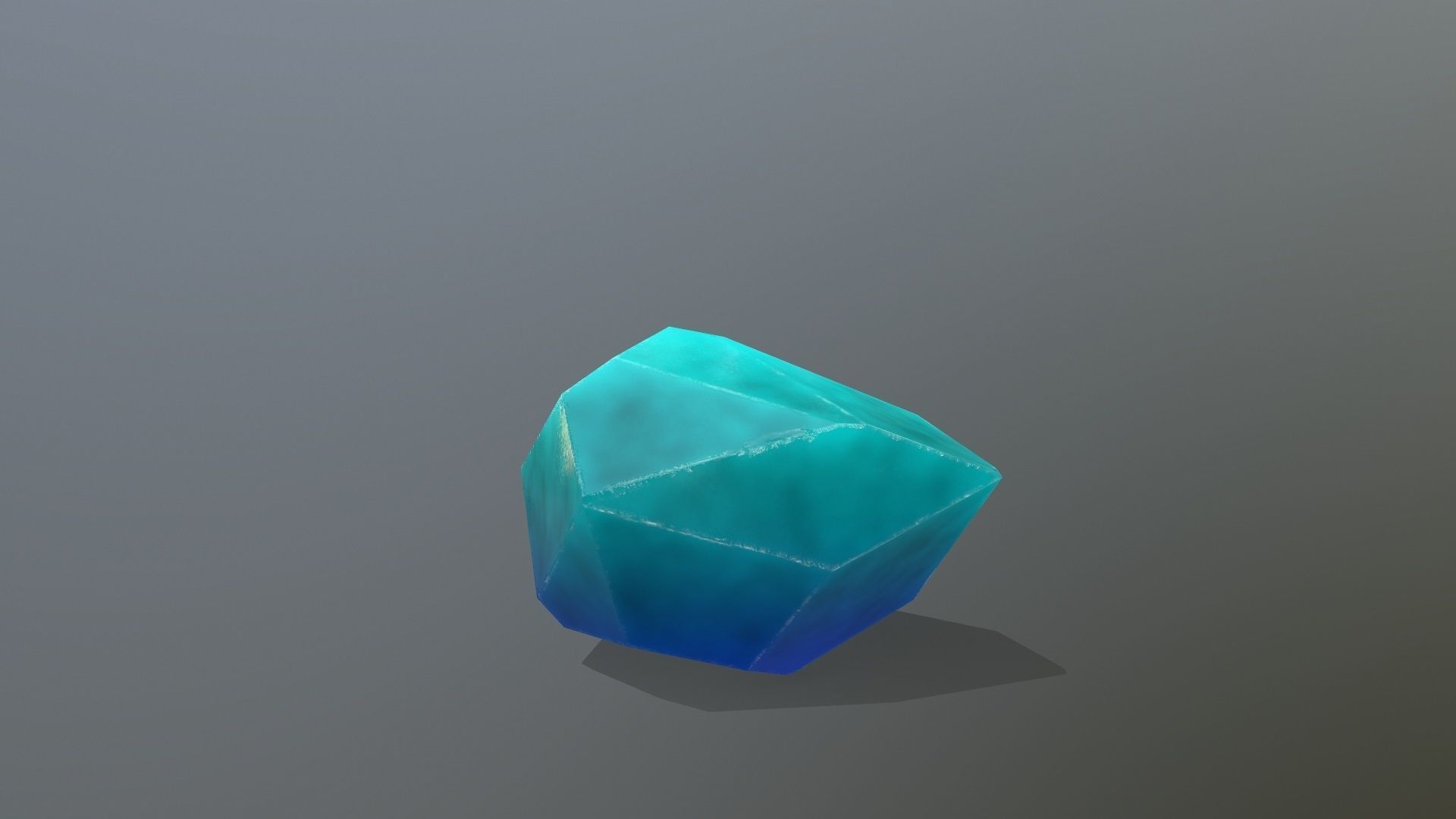 Crystal Set sword Low-poly 3D model_3