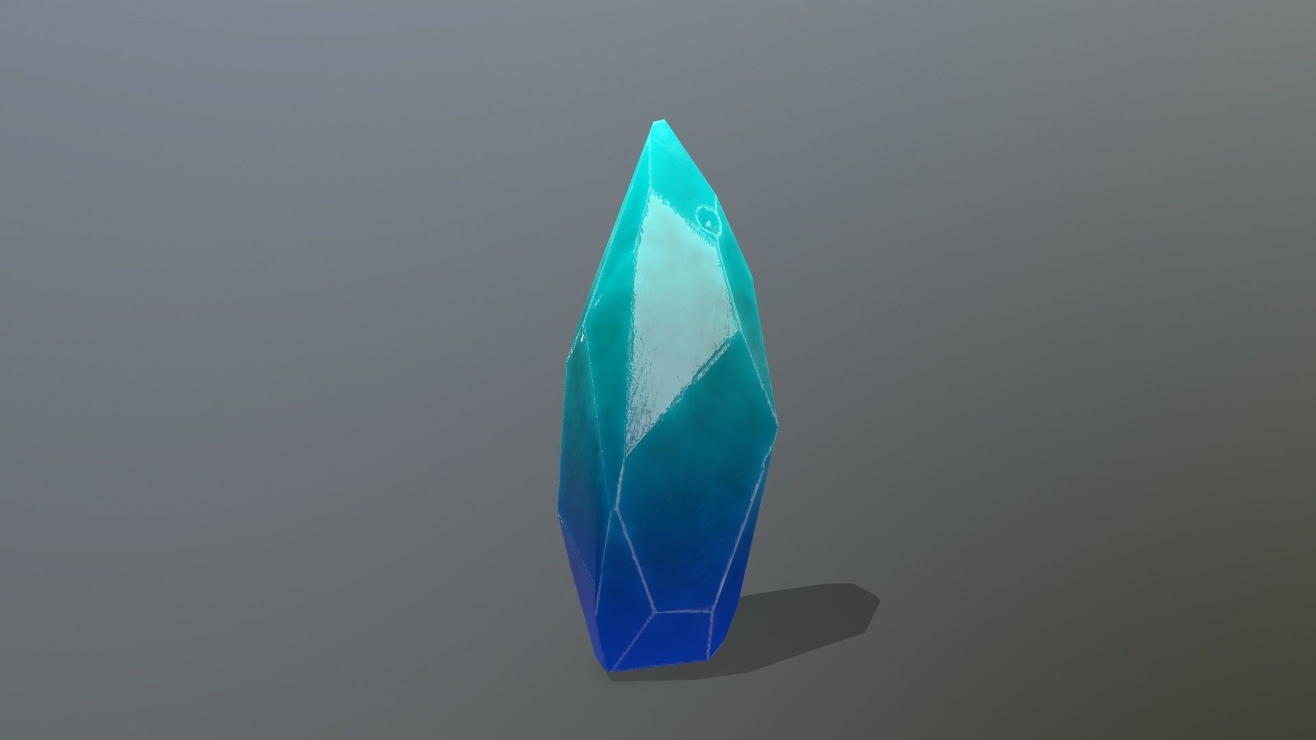 Crystal Set sword Low-poly 3D model_11