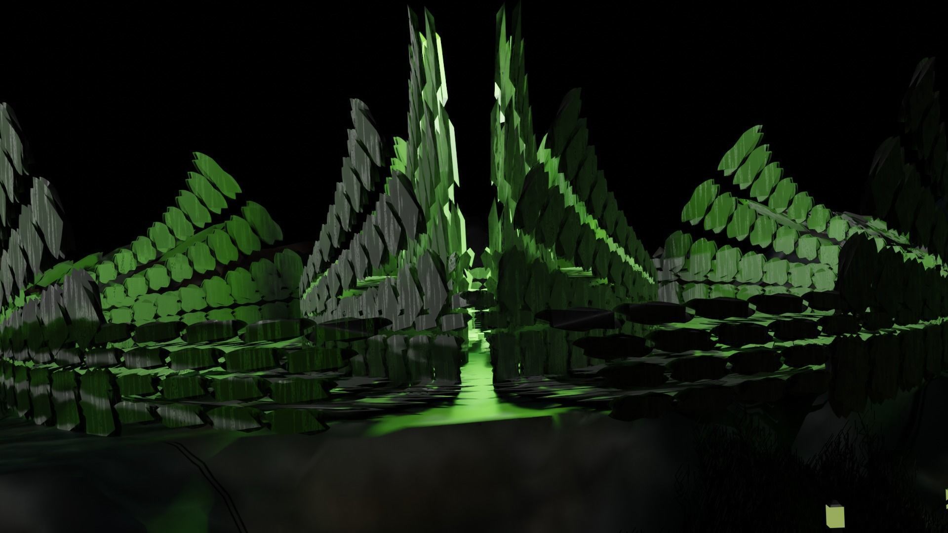 Sci-fi Villain Base 3D model_4