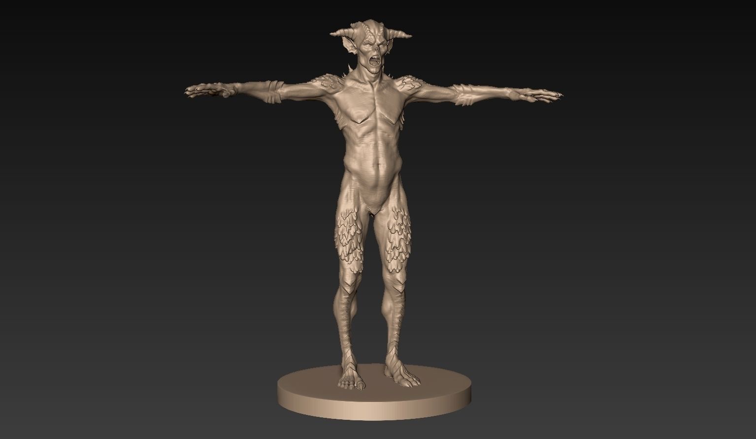 Demon Creature 03 3D model_1