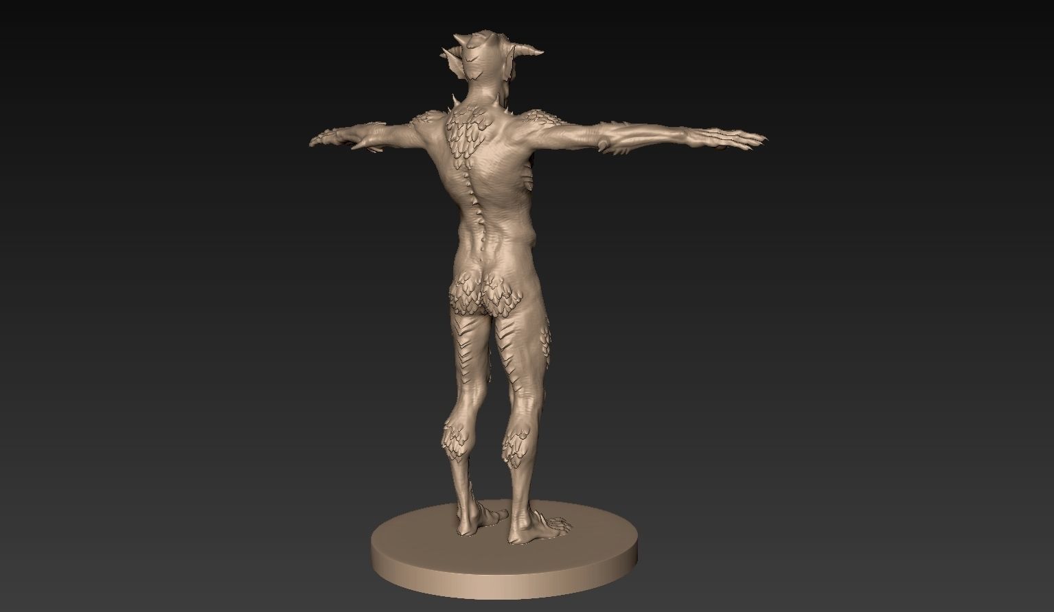 Demon Creature 03 3D model_3