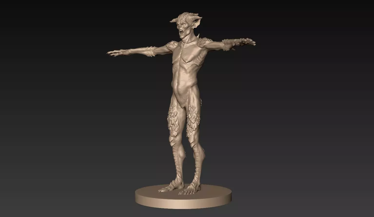 Demon Creature 03 3D model_0