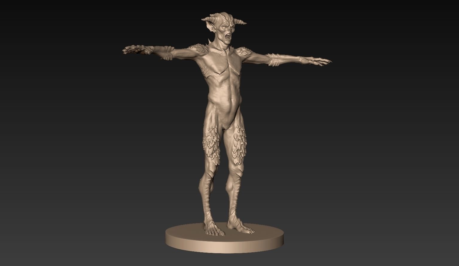 Demon Creature 03 3D model_5