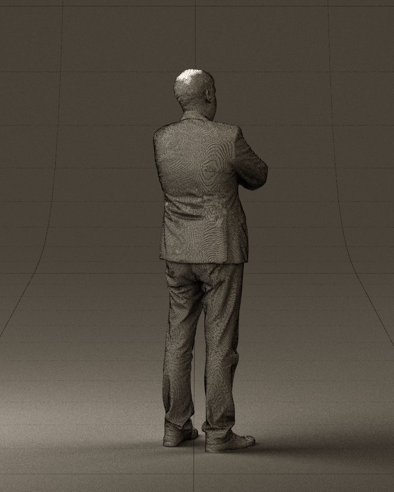Man in black top jeans 0565 3D Print Ready 3D print model_17