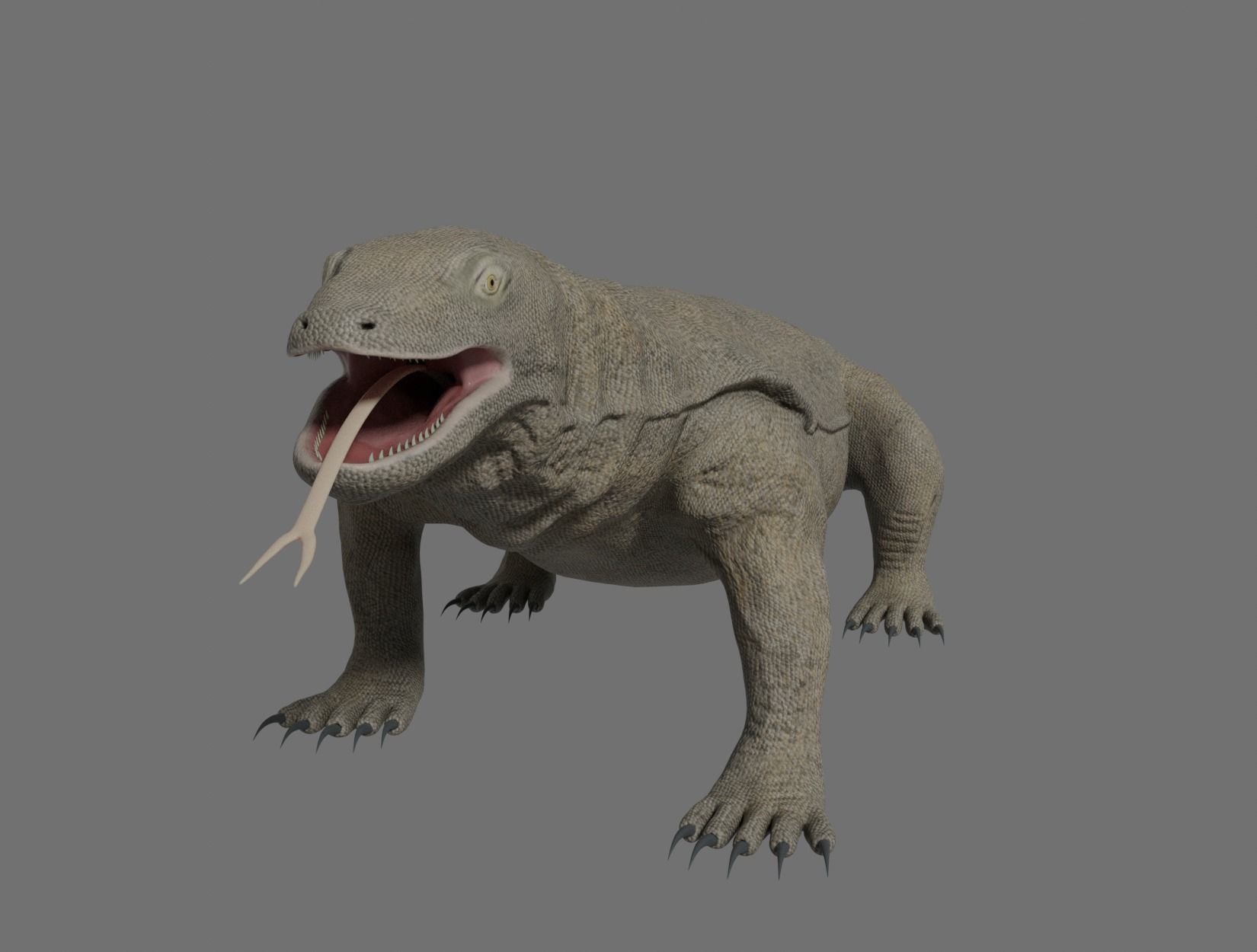 KOMODO DRAGON 3D model_2