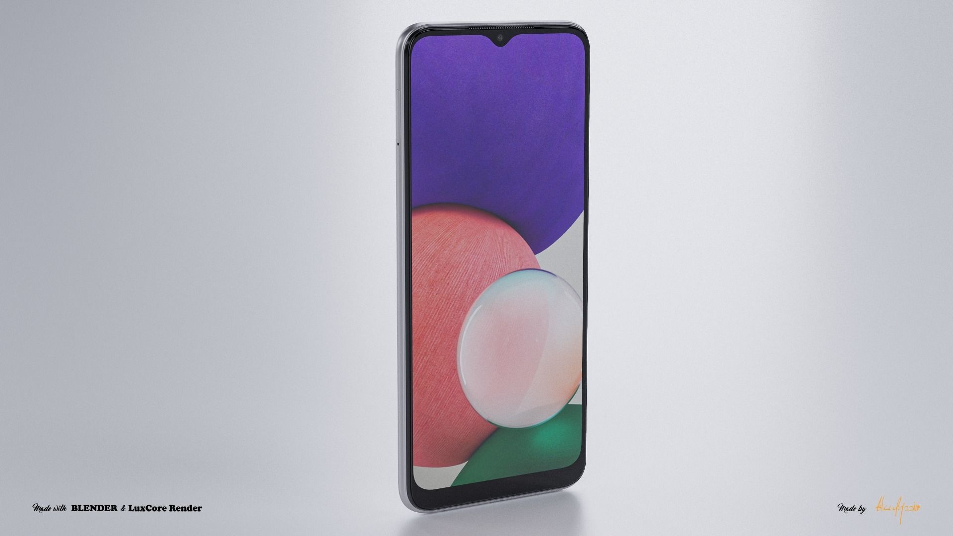 SAMSUNG GALAXY A22 5G 3D model_11