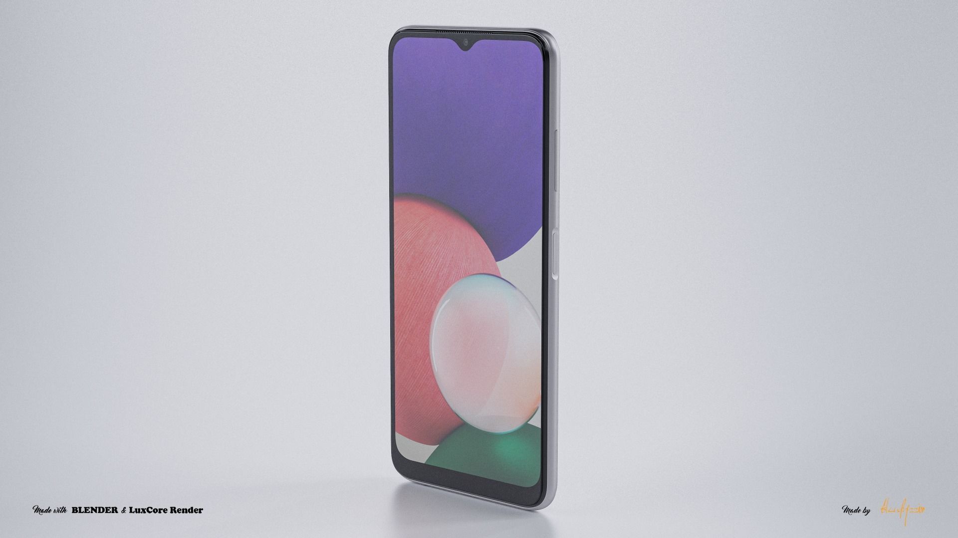 SAMSUNG GALAXY A22 5G 3D model_1