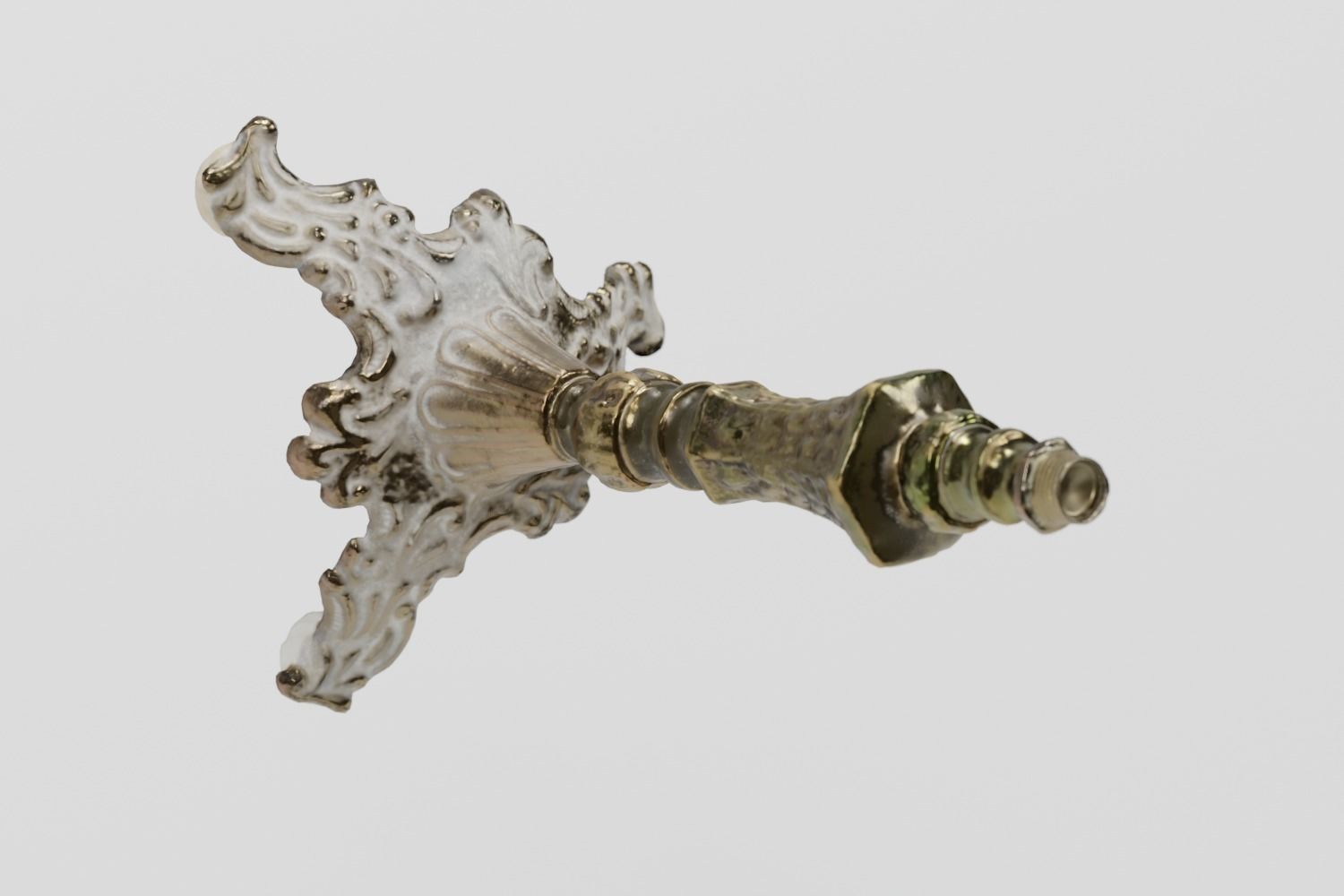 Brass Lamp Victorian Small  photogrammetry scan PBR 4K textures Low-poly 3D model_3