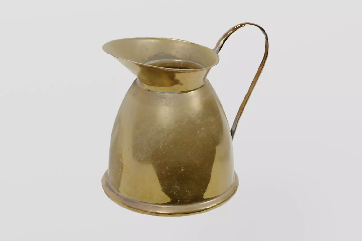 Brass Jug Victorian Medium photogrammetry scan PBR 4K textures Low-poly 3D model_0