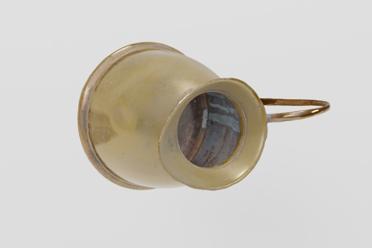 Brass Jug Victorian Medium photogrammetry scan PBR 4K textures Low-poly 3D model_3