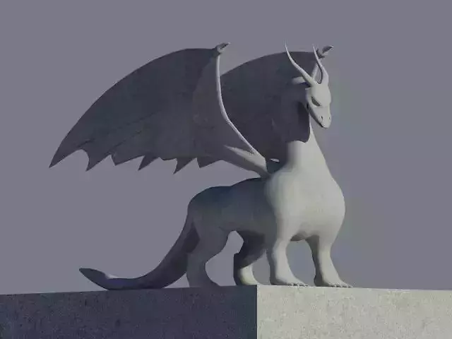 dragon statue of