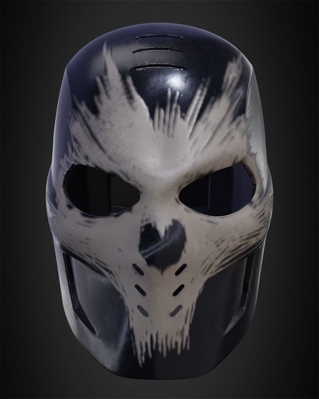 Crossbones Helmet for Cosplay 3D print model_3