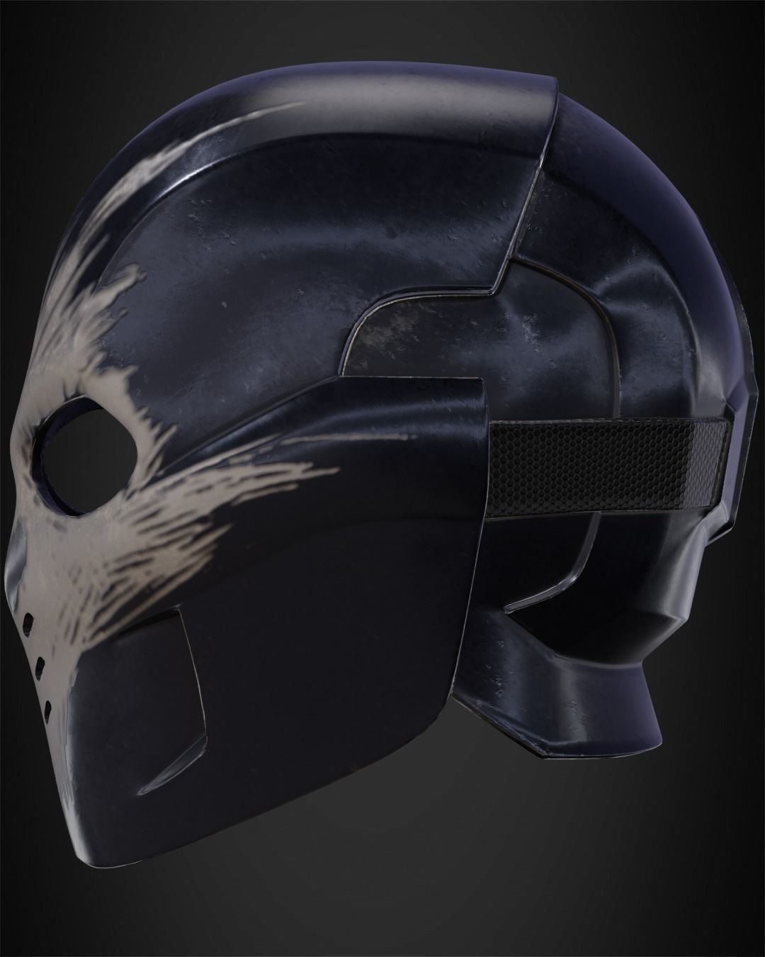 Crossbones Helmet for Cosplay 3D print model_8