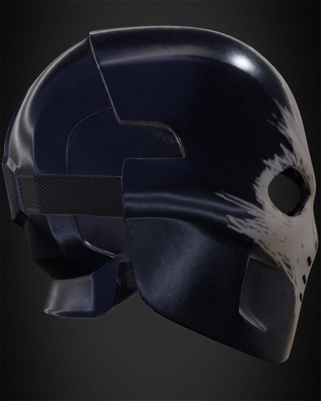 Crossbones Helmet for Cosplay 3D print model_4