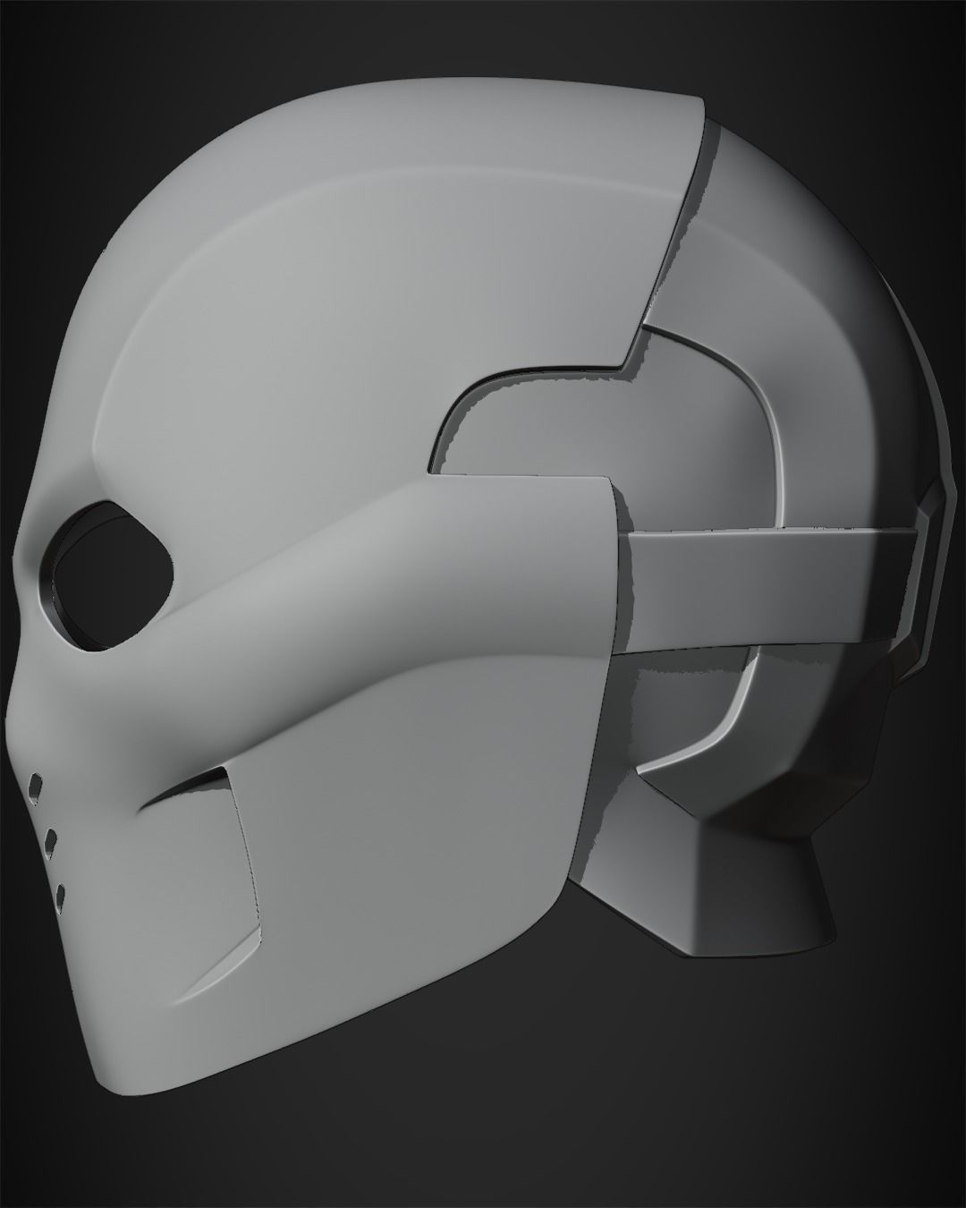 Crossbones Helmet for Cosplay 3D print model_16