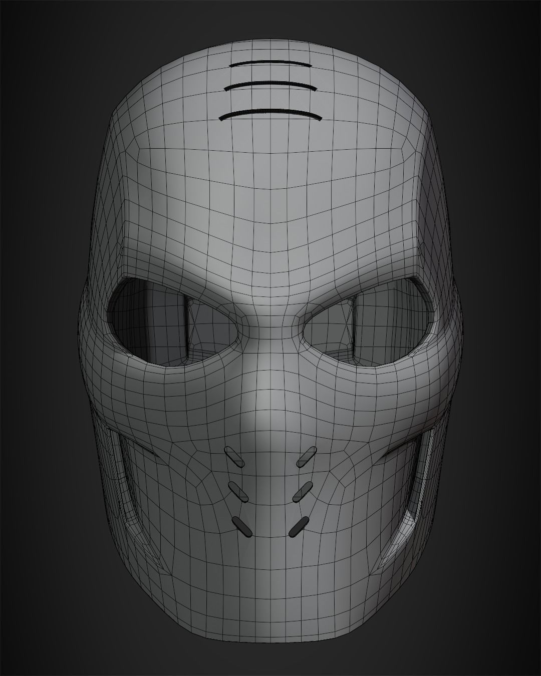 Crossbones Helmet for Cosplay 3D print model_13