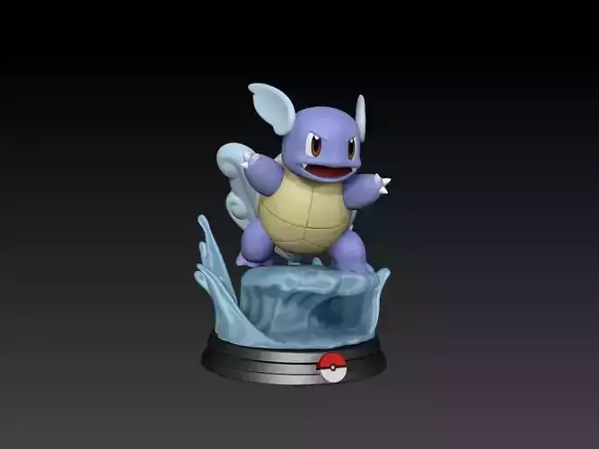 Pokemon Wartortle 3D Print model