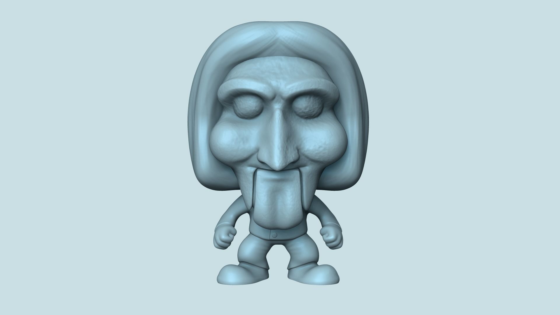 Jigsaw Chibi - Billy Saw - Funko Style 3D print model_8