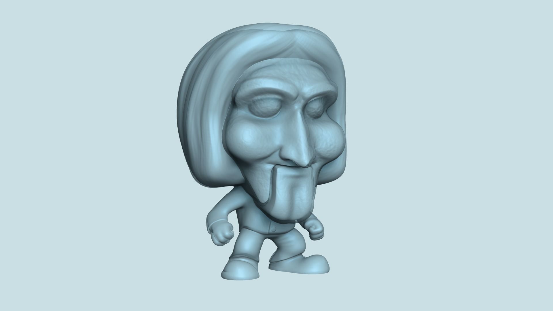 Jigsaw Chibi - Billy Saw - Funko Style 3D print model_1