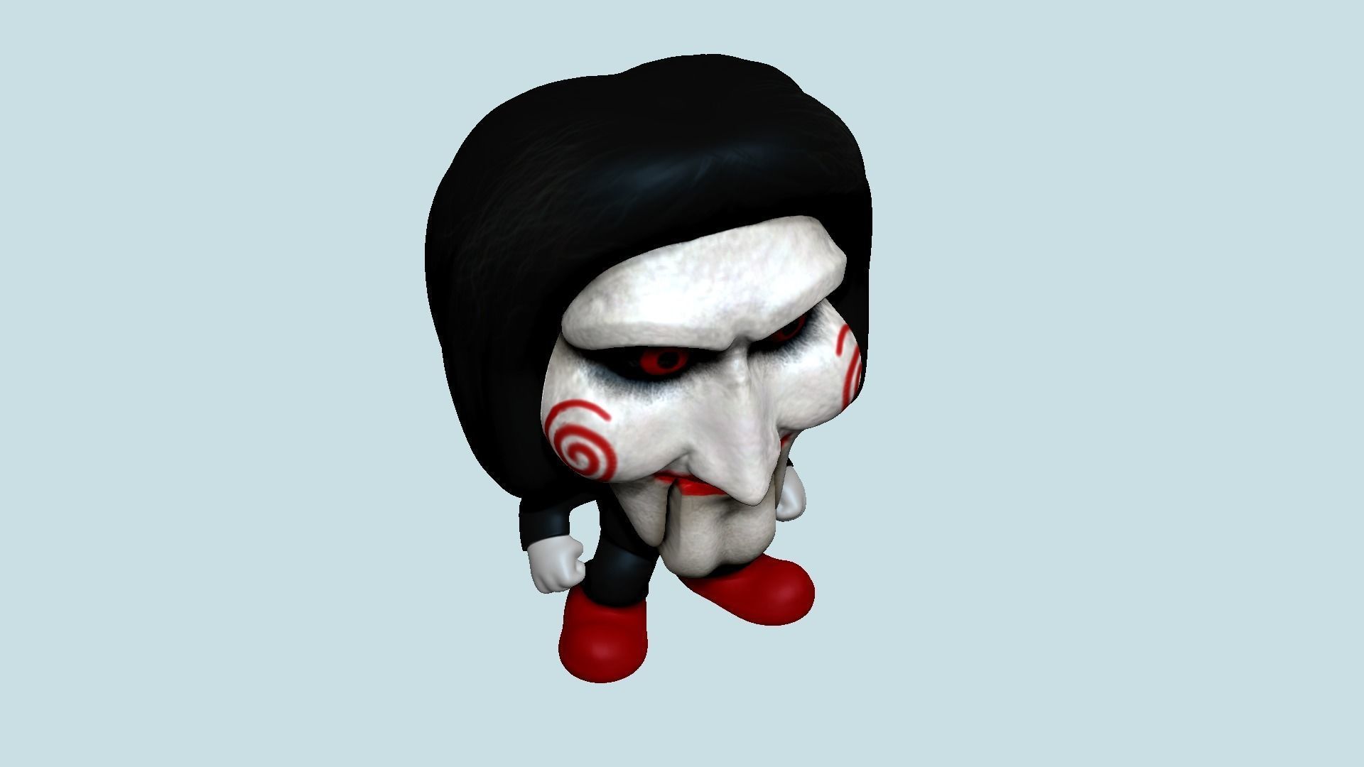 Jigsaw Chibi - Billy Saw - Funko Style 3D print model_7