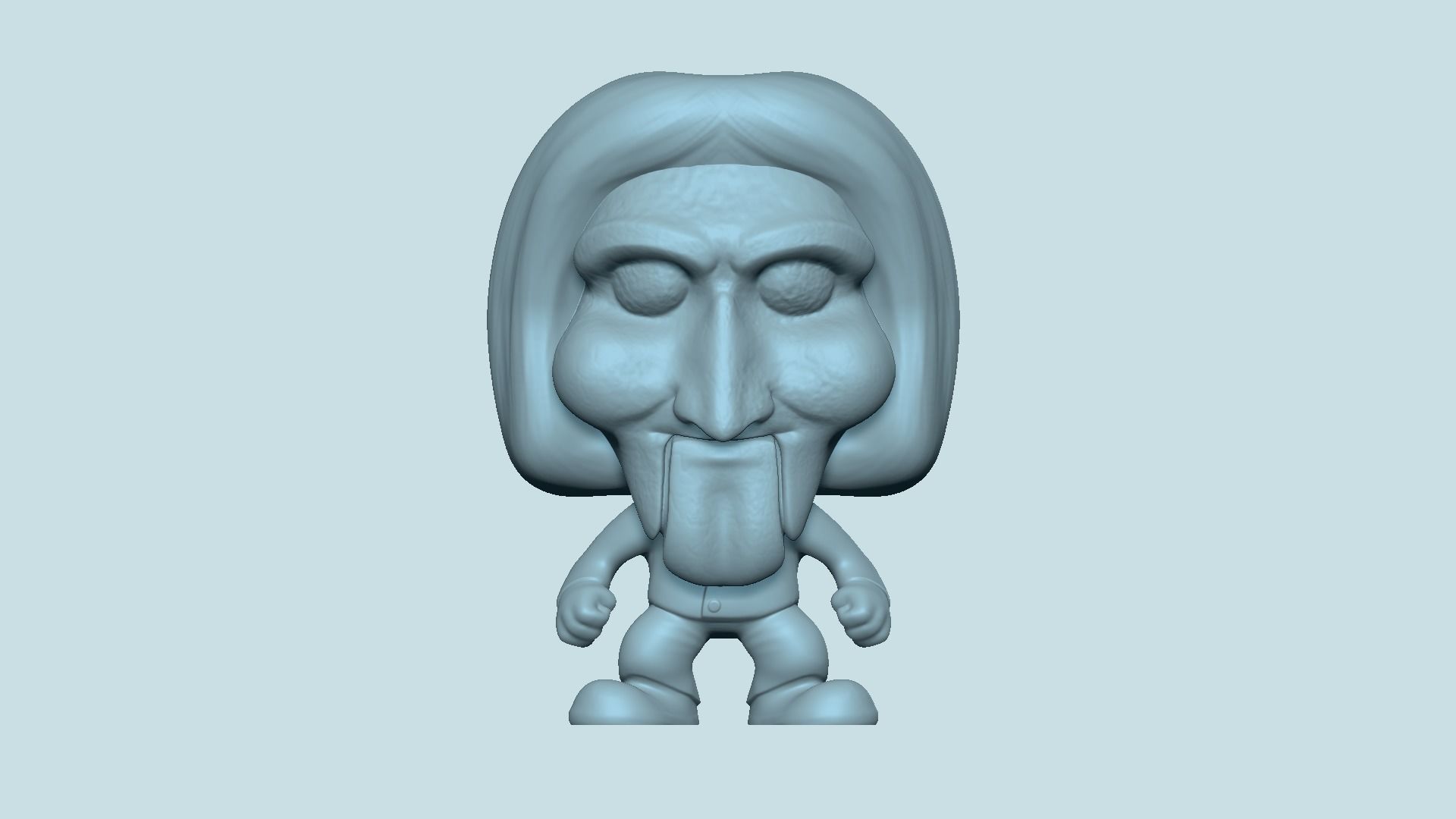 Jigsaw Chibi - Billy Saw - Funko Style 3D print model_15