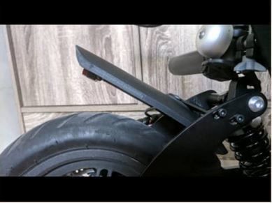 Sporty fender Non-pro and Pro with rear suspension 3D print model_3