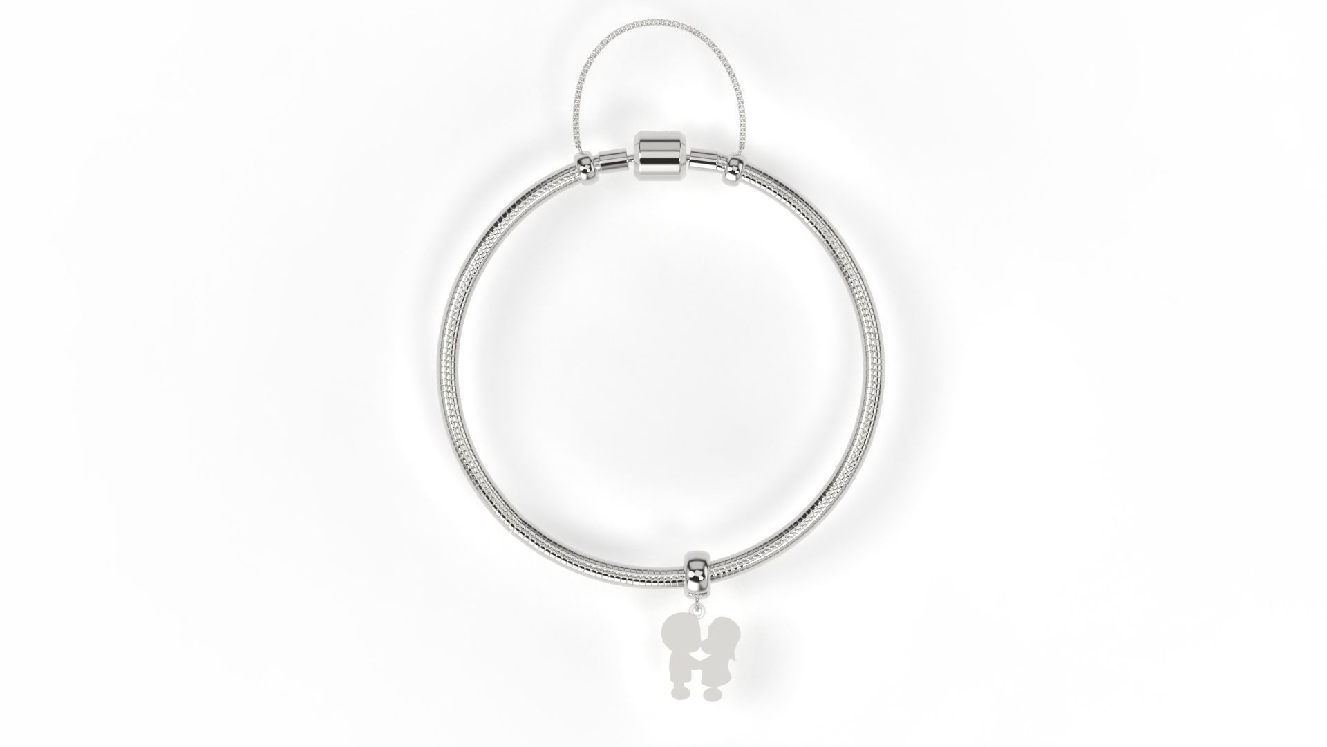 Boy and Girl Charm 3D print model_2