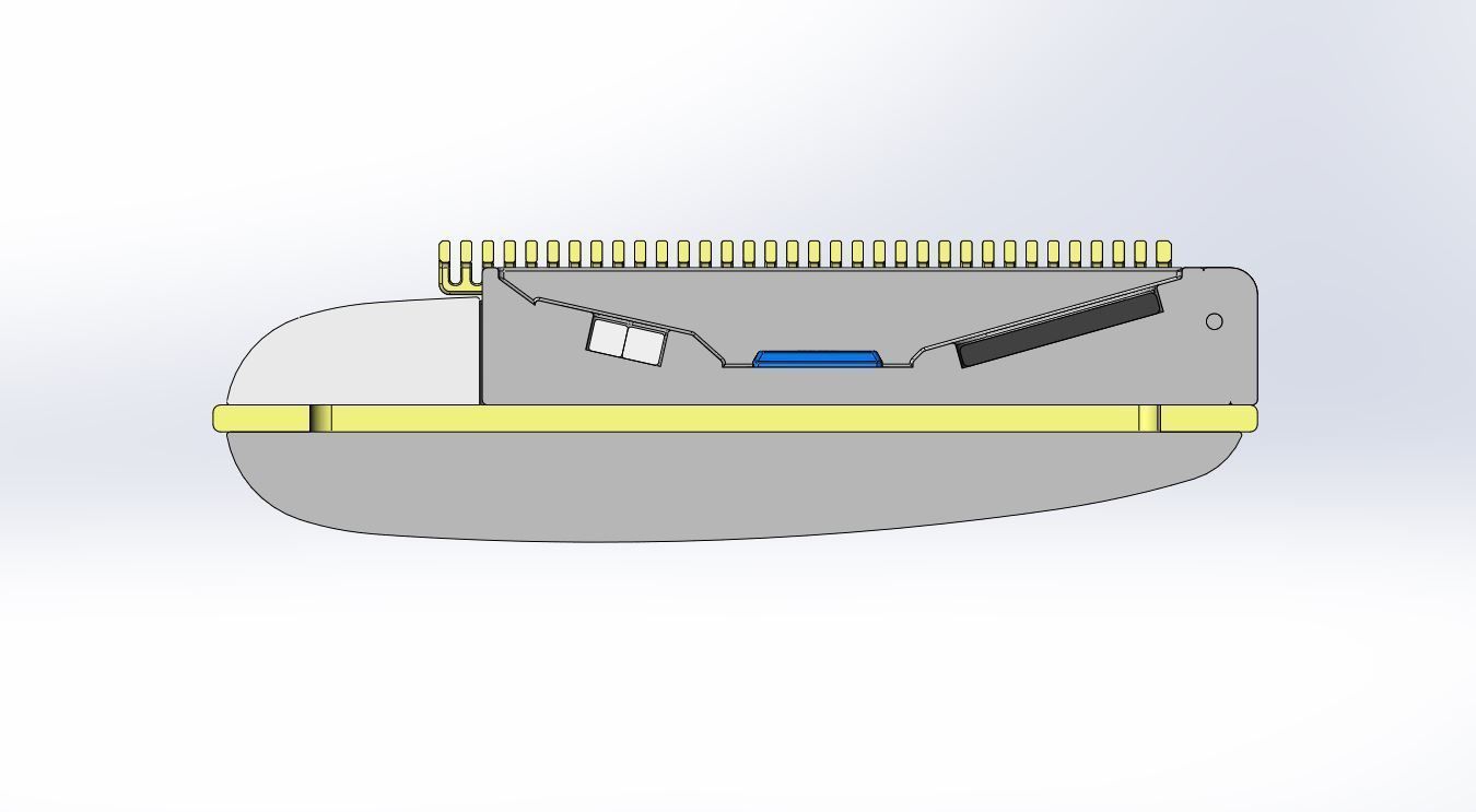 Communicator from the movie Star Trek Generations 1994 3D print model_34