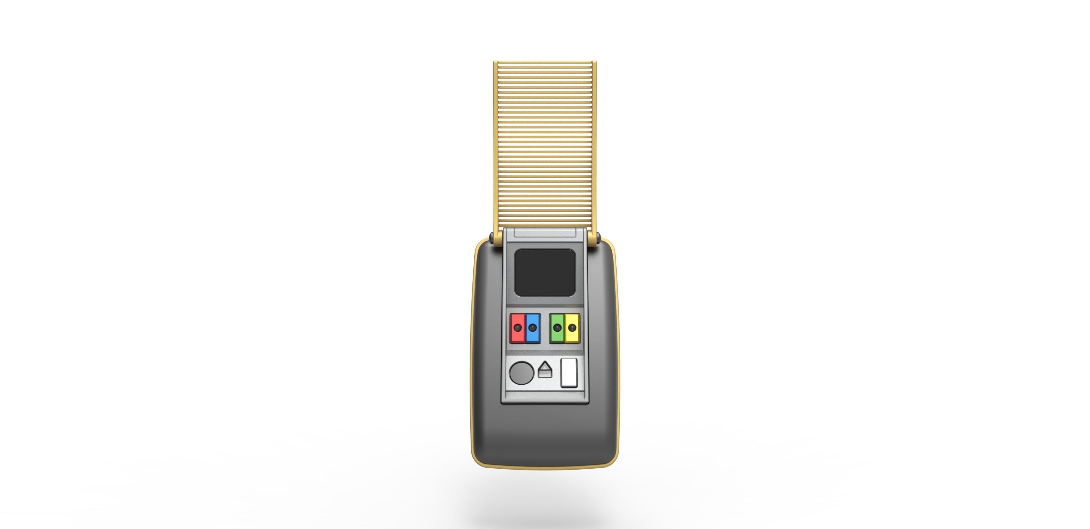 Communicator from the movie Star Trek Generations 1994 3D print model_15