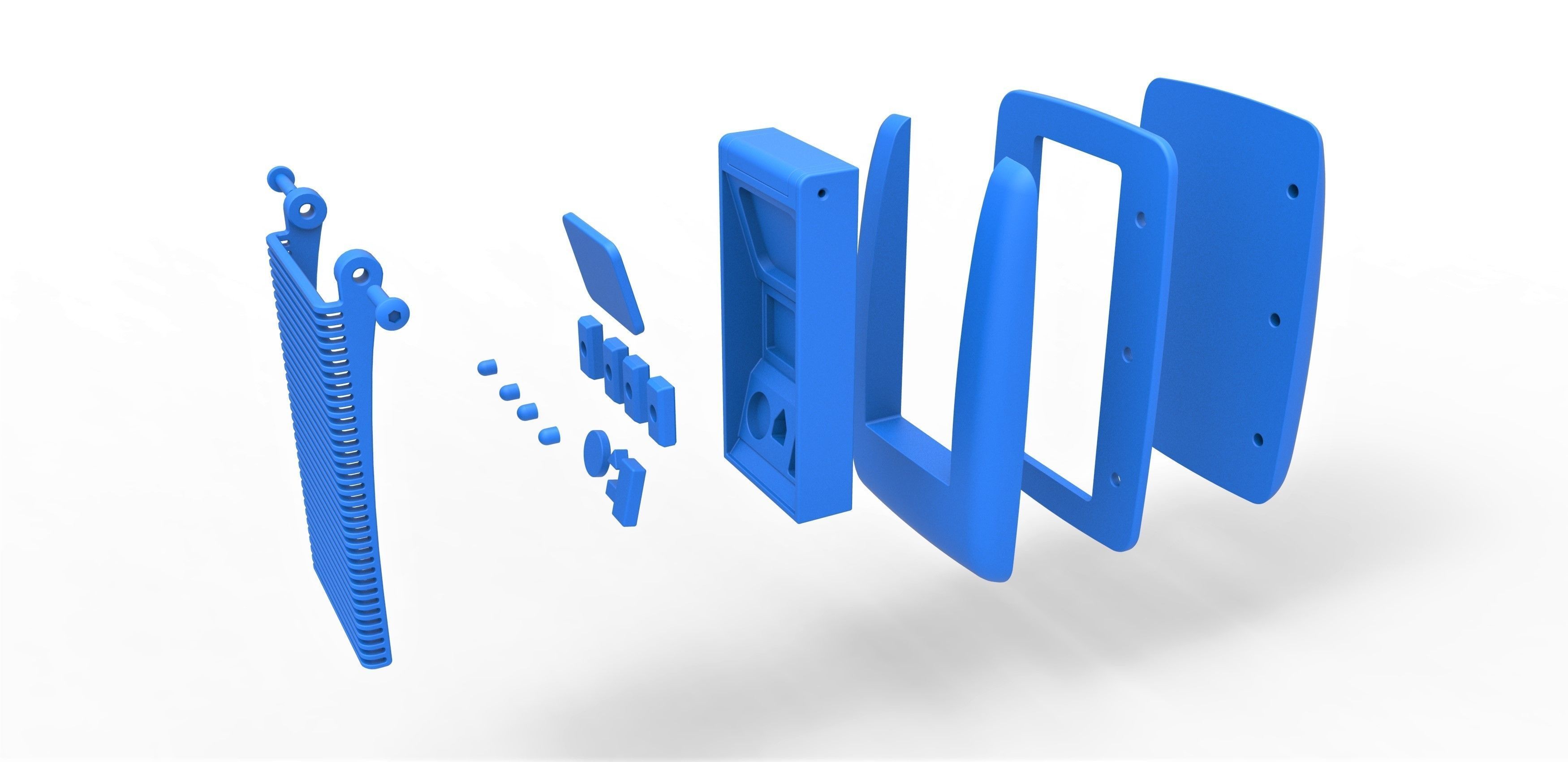 Communicator from the movie Star Trek Generations 1994 3D print model_29