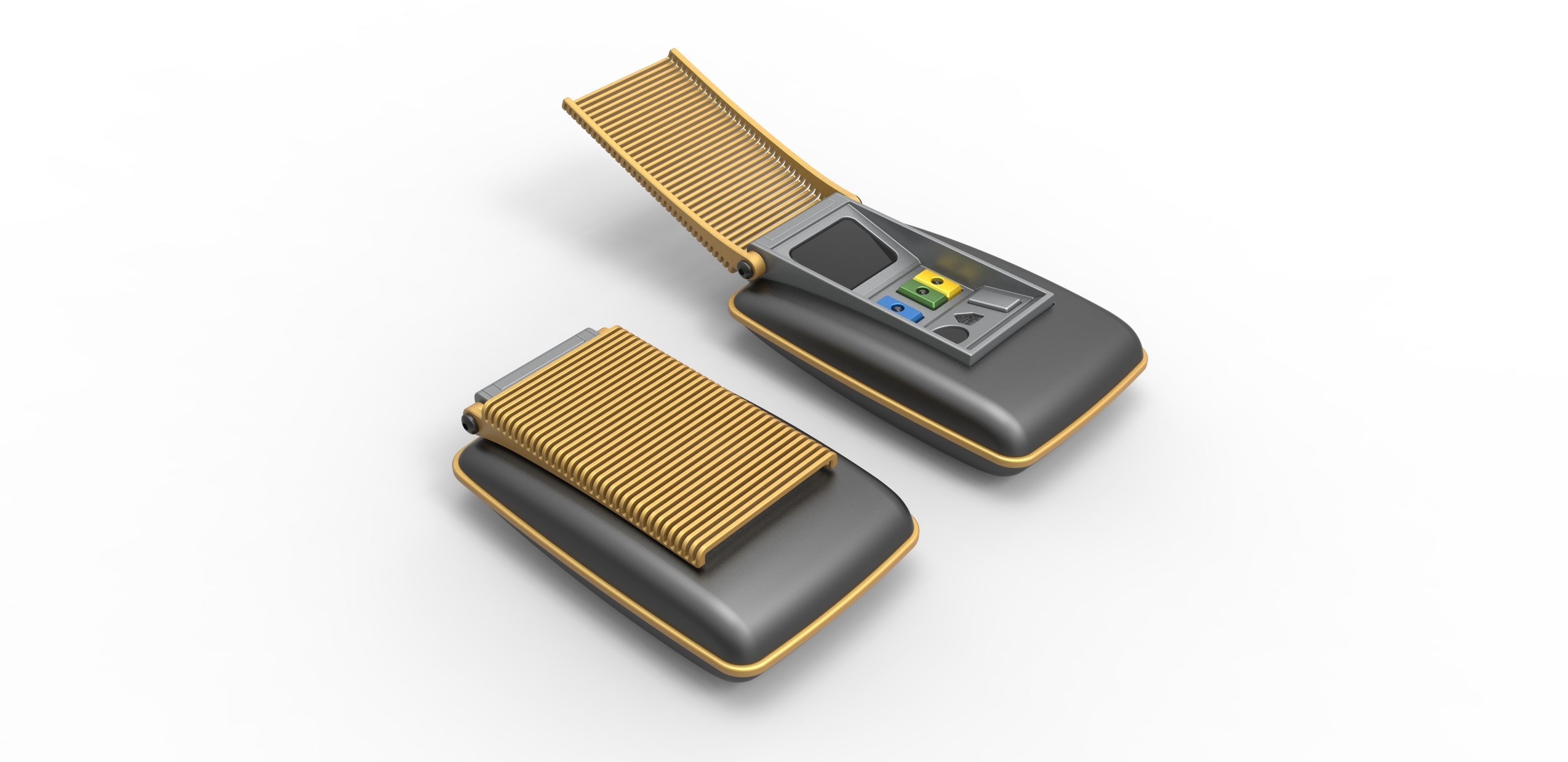 Communicator from the movie Star Trek Generations 1994 3D print model_3