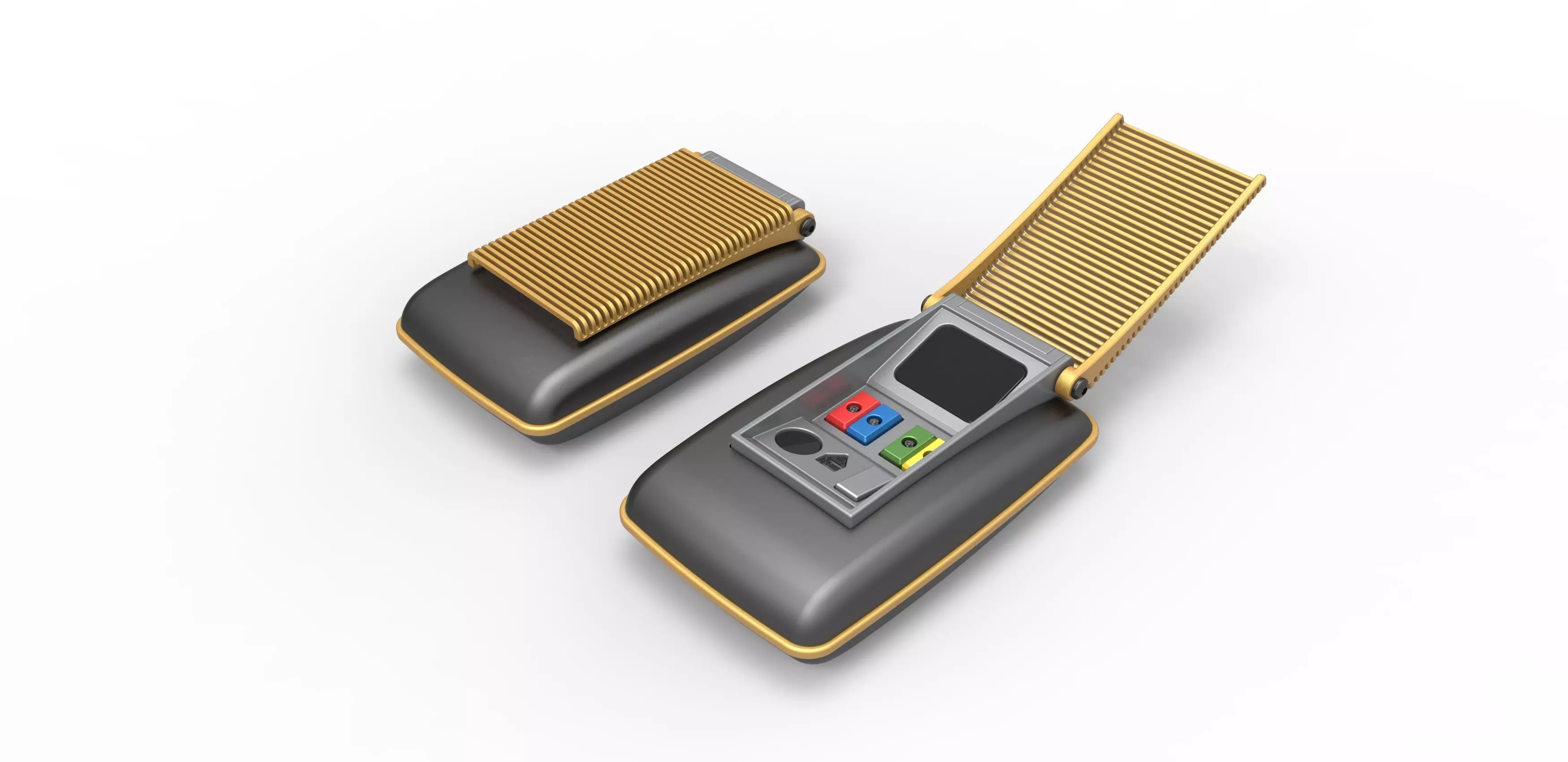 Communicator from the movie Star Trek Generations 1994 3D print model_0