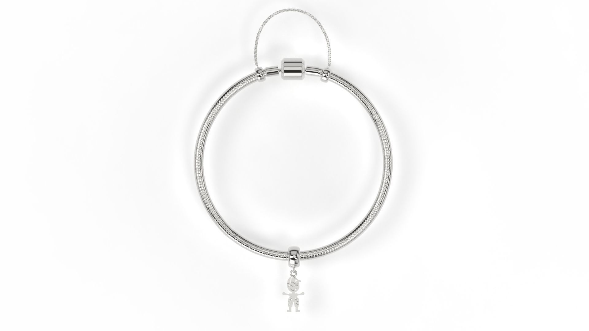 Boy Charm 3D print model_3