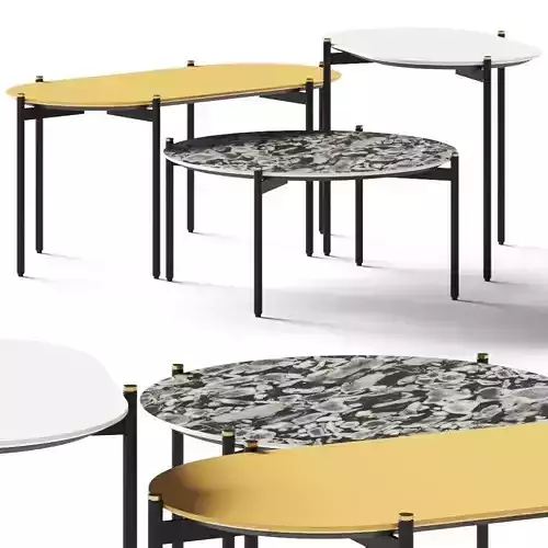 Liu Jo Living Collection Caillou Coffee Tables 3D model