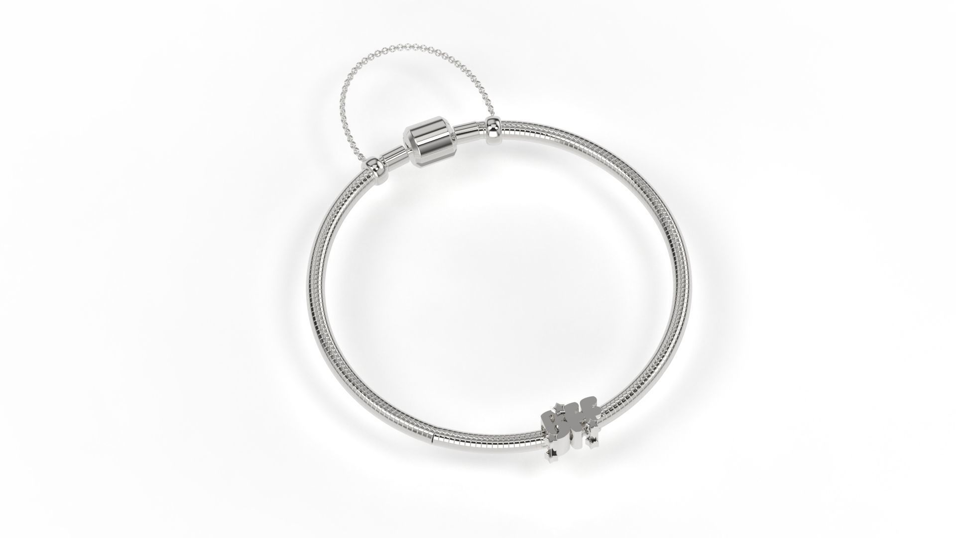 BFF Charm 3D print model_4