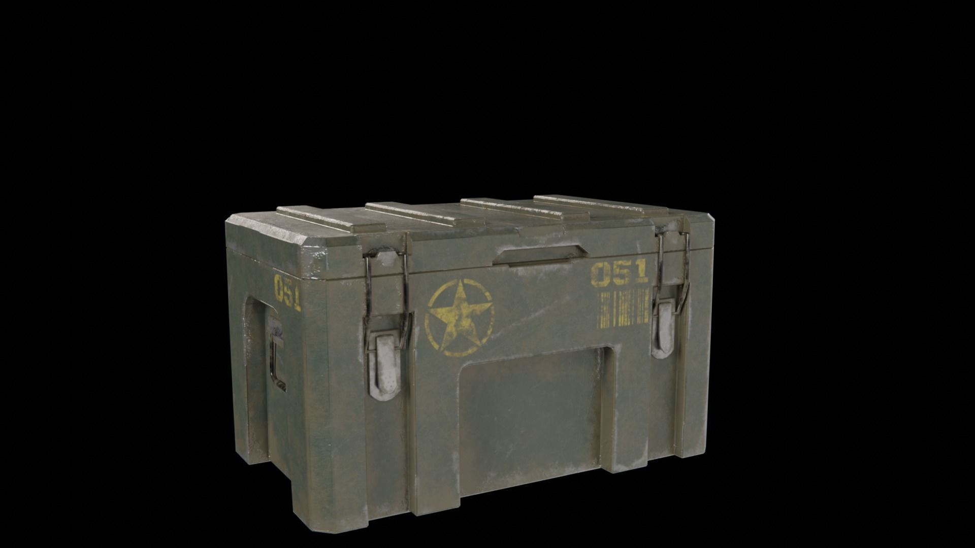 Ammo Box - Modern Low-poly 3D model_2