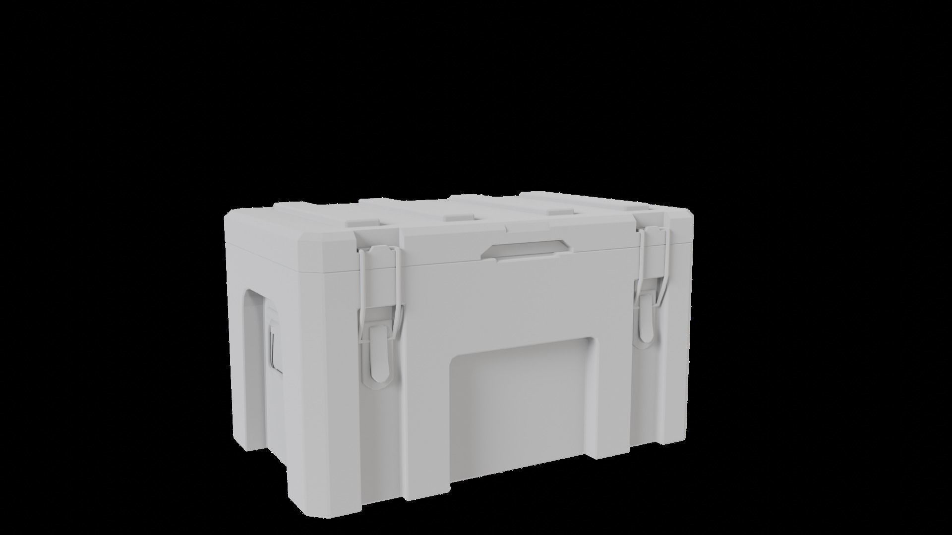 Ammo Box - Modern Low-poly 3D model_4