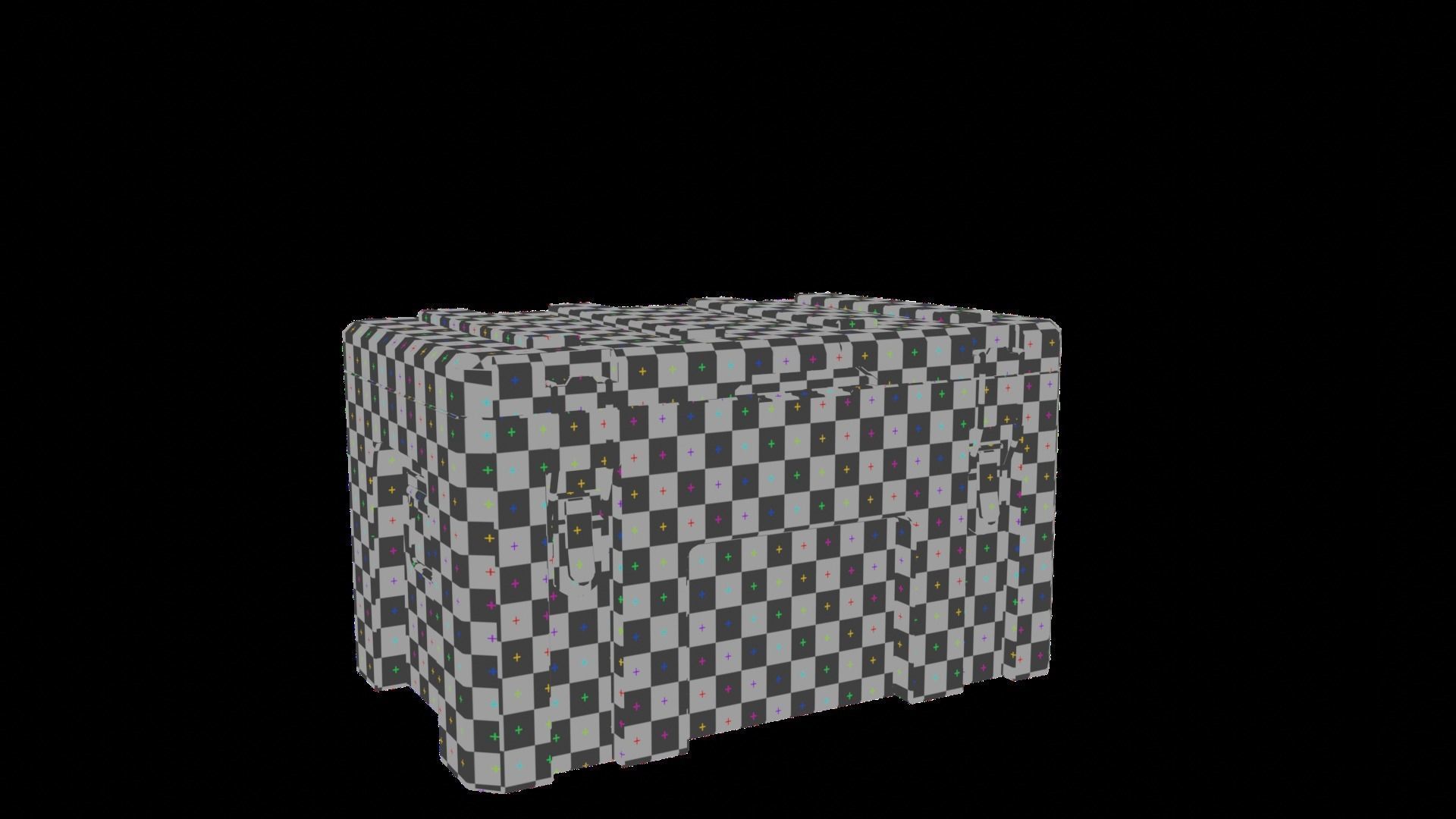 Ammo Box - Modern Low-poly 3D model_3